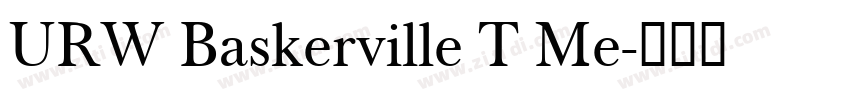 URW Baskerville T Me字体转换